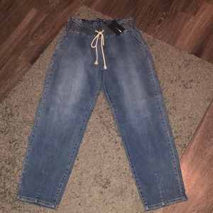Fashion Nova paper bag balloon jeans size XL